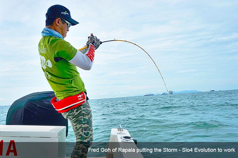 Storm - Gomoku Slo4 Evolution - Overhead Slow Fall Jigging Rods - Catch Report Image - Fred Goh | Eastackle
